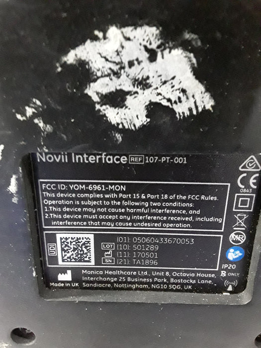 Monica Healthcare Limited 107-PT-001 Fetal Monitor