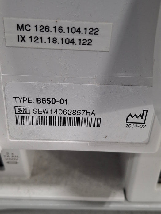 GE Healthcare Carescape B650 Post Anesthesia Care Patient Monitor