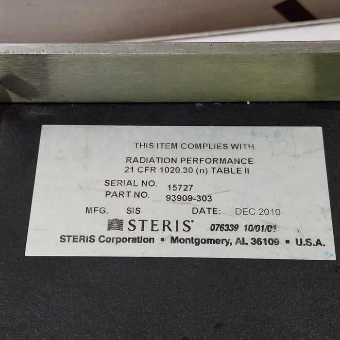 Steris 93909 X-Ray Tabletop Board