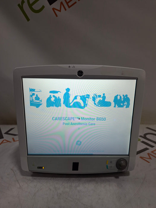 GE Healthcare Carescape B650 Post Anesthesia Care Patient Monitor