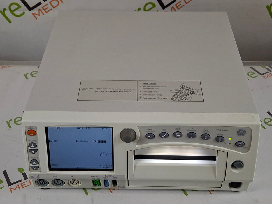 GE Healthcare Corometrics 250 Series Model 259 Fetal Monitor