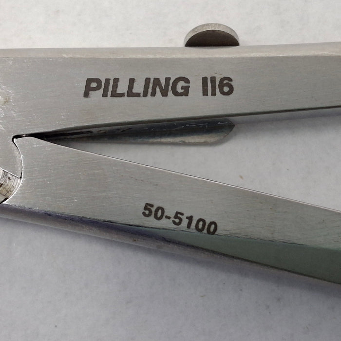 Pilling Surgical 50-5100 Jackson Laryngeal Cup Forceps, 4mm