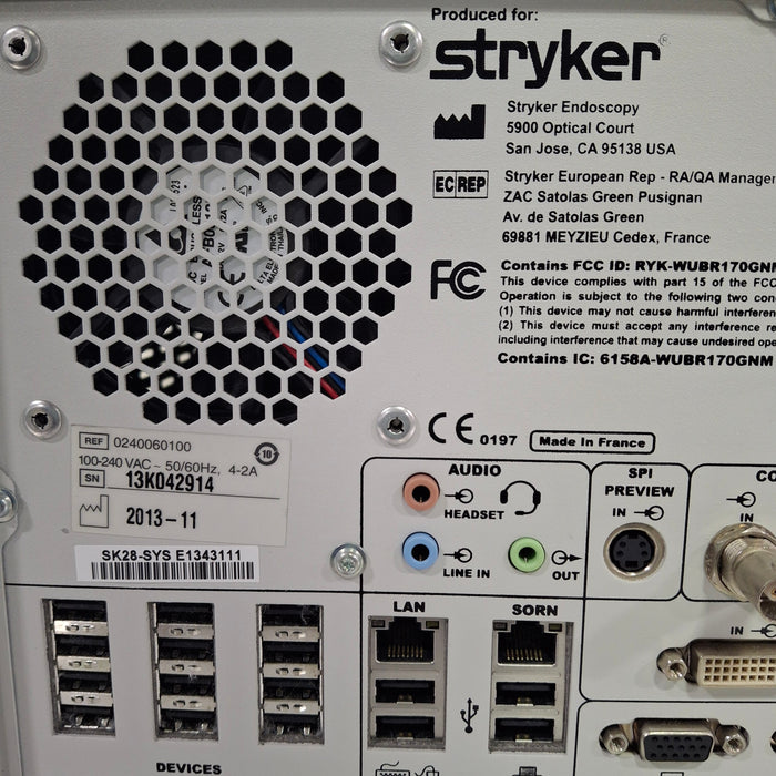 Stryker SDC3 240 060 100 Image Management System