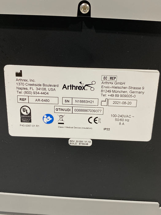 Arthrex AR-6480 DualWave Arthroscopy Pump