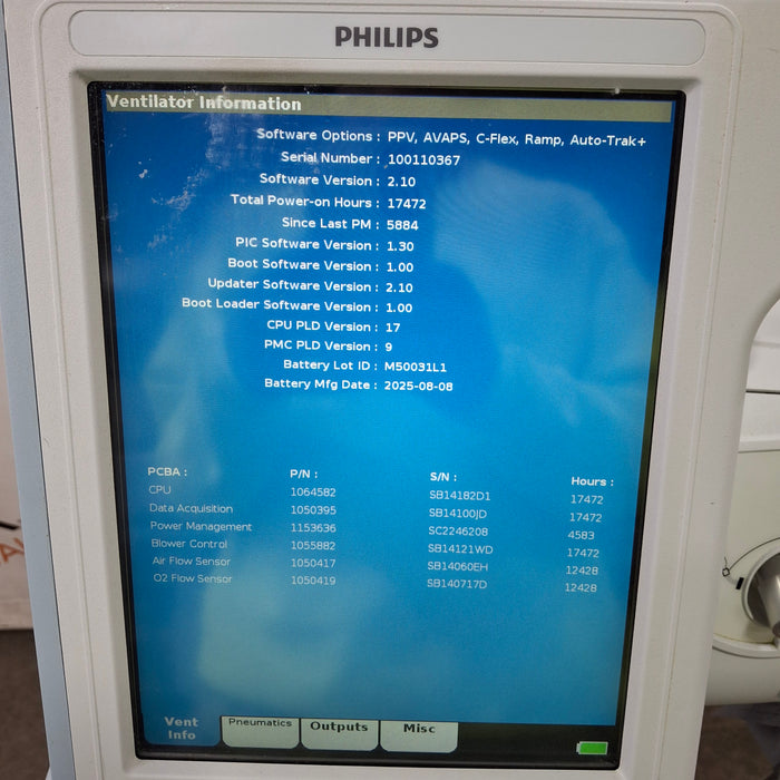 Philips Respironics V60 BiPAP Ventilator