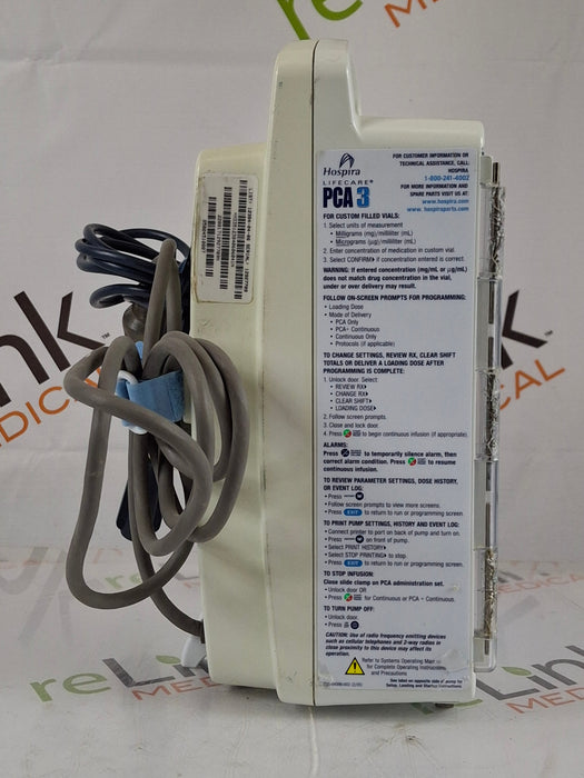 Hospira Lifecare PCA 3 Syringe Infusion Pump