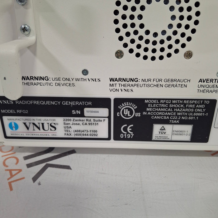 Medtronic VNUS RFG2 Radiofrequency Generator