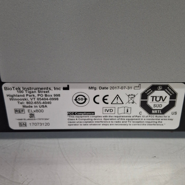 Bio-Tek Instruments ELX800 Microplate reader