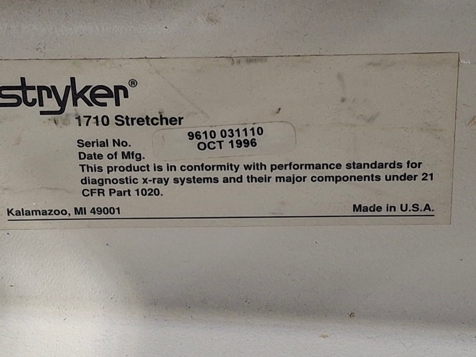Stryker 1710 Stretcher