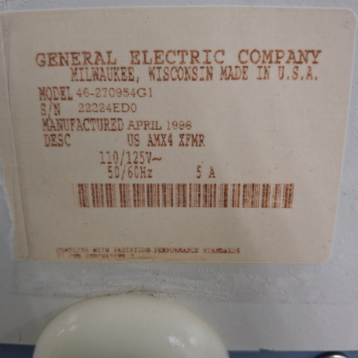 GE Healthcare Digital AMX 4 Plus Portable X-Ray Unit