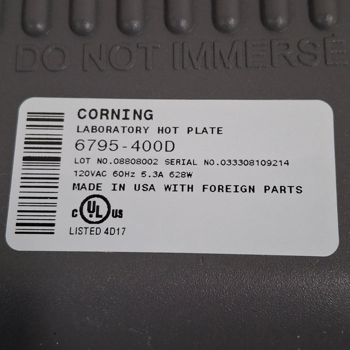Corning Incorporated PC-400D Hot Plate