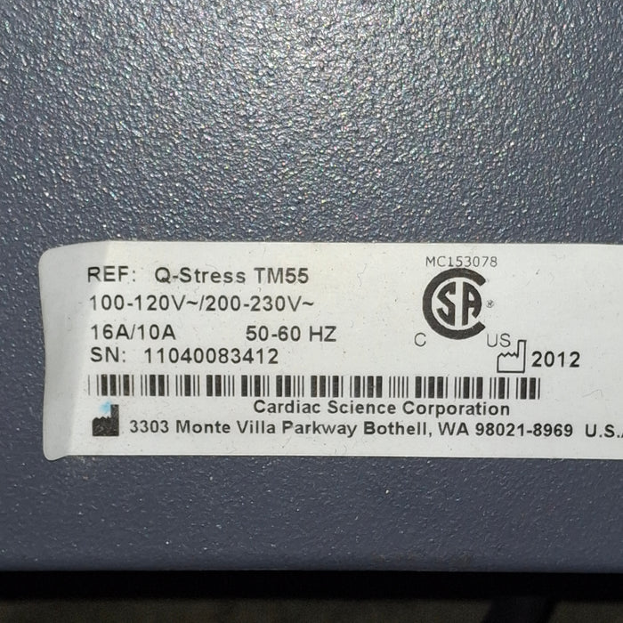 Quinton Q Stress System with TM55 Treadmill