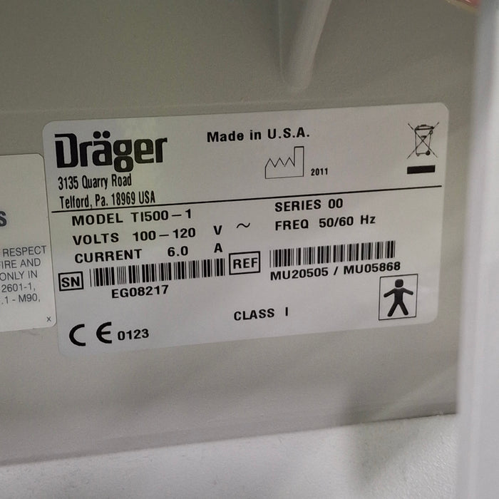 Draeger Medical Isolette TI500 Transport Incubator