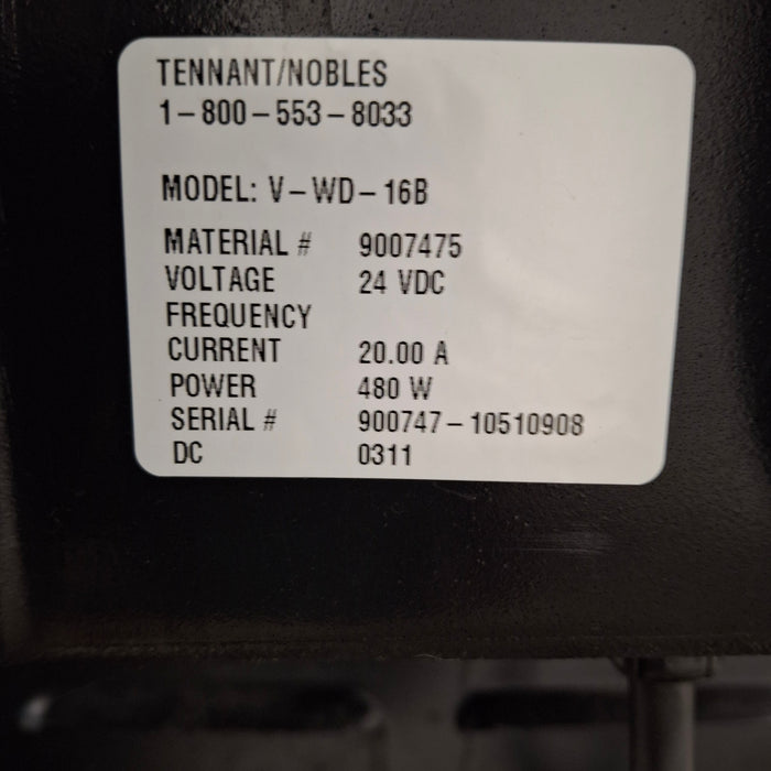 Tennant Co. Nobles V-WD-16B Wet/Dry Vacuum