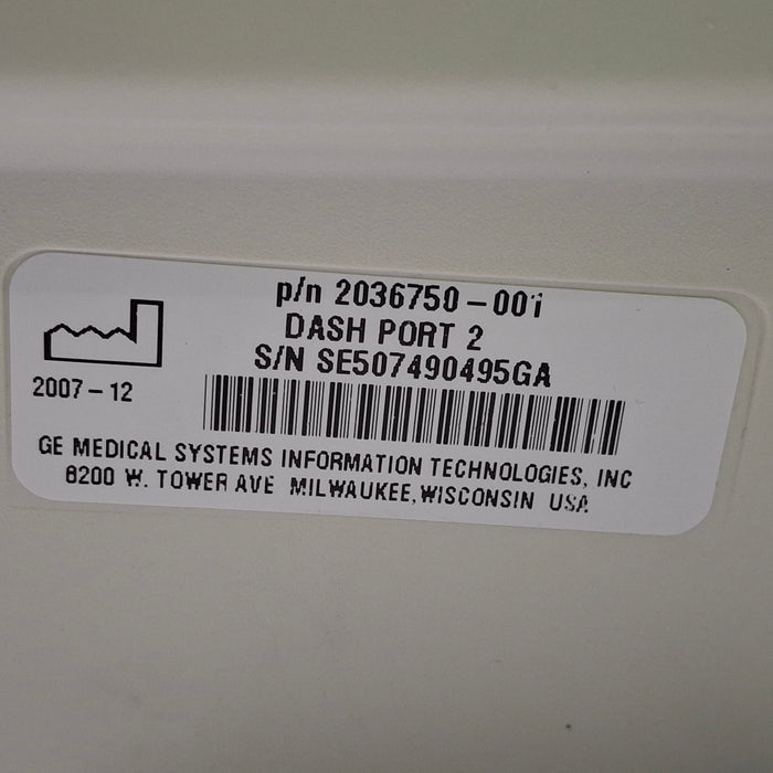 GE Healthcare Dash Port 2 Docking Station