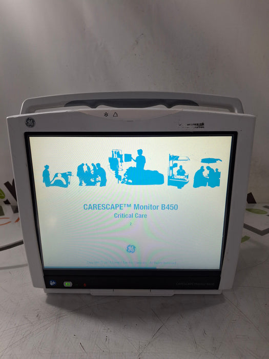 GE Healthcare Carescape B450 Critical Care Patient Monitor