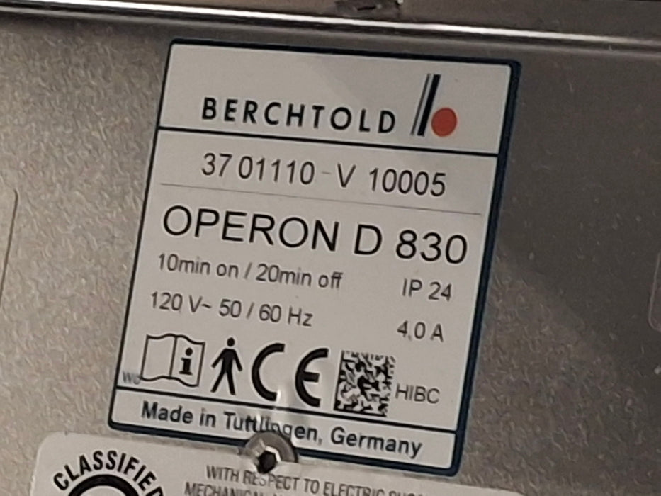 Berchtold Operon D 830 Surgical Table