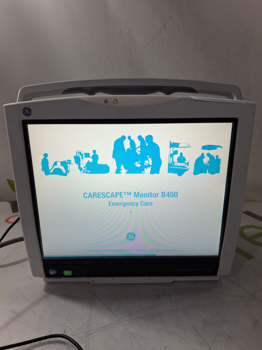 GE Healthcare Carescape B450 Emergency Care Patient Monitor