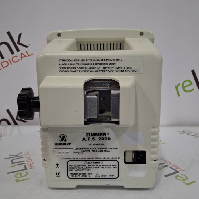 Zimmer Zimmer ATS 2000 Automatic Tourniquet System Surgical Equipment reLink Online