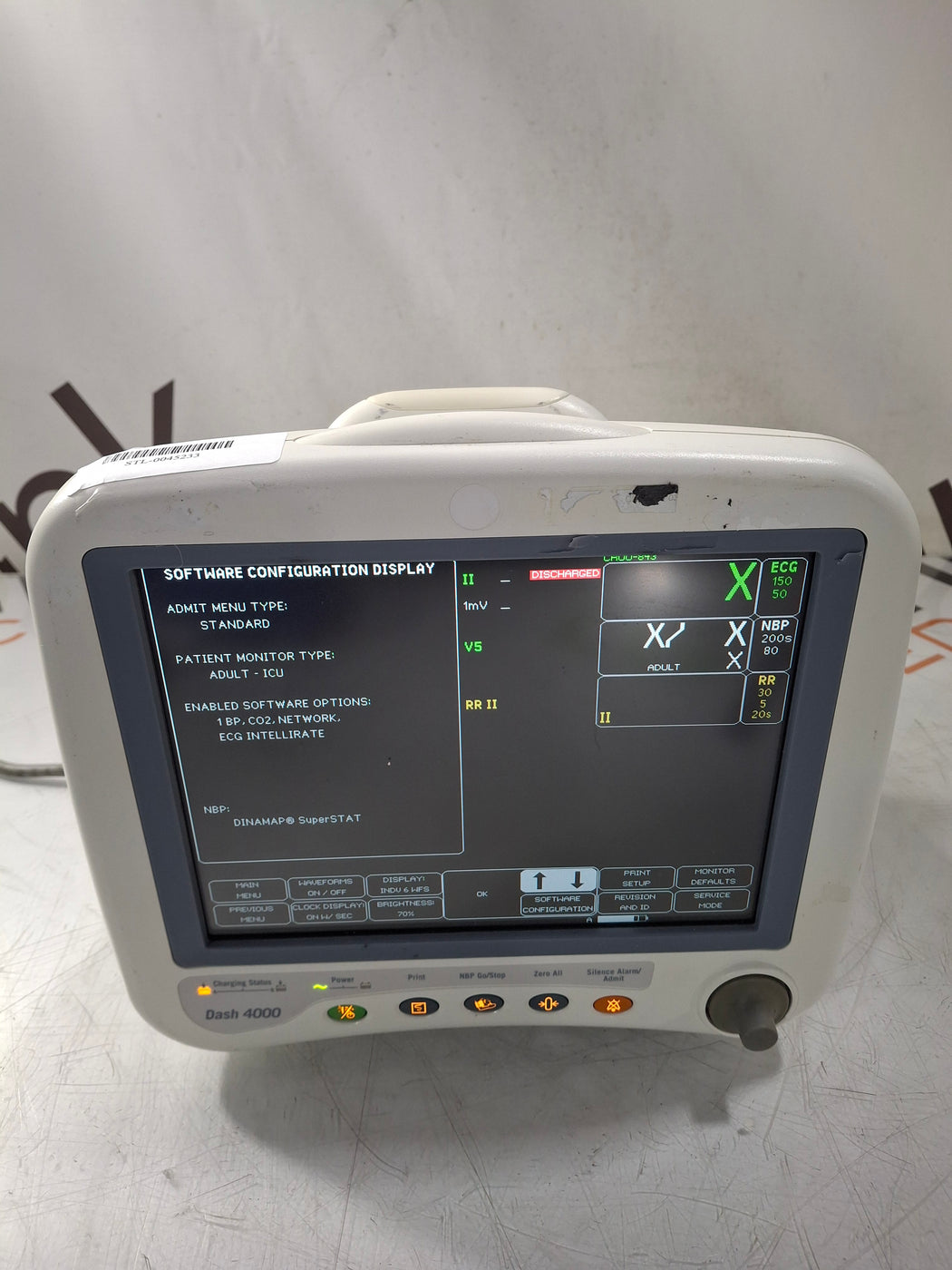 GE Healthcare Dash 4000 - GE/Nellcor SpO2 Patient Monitor