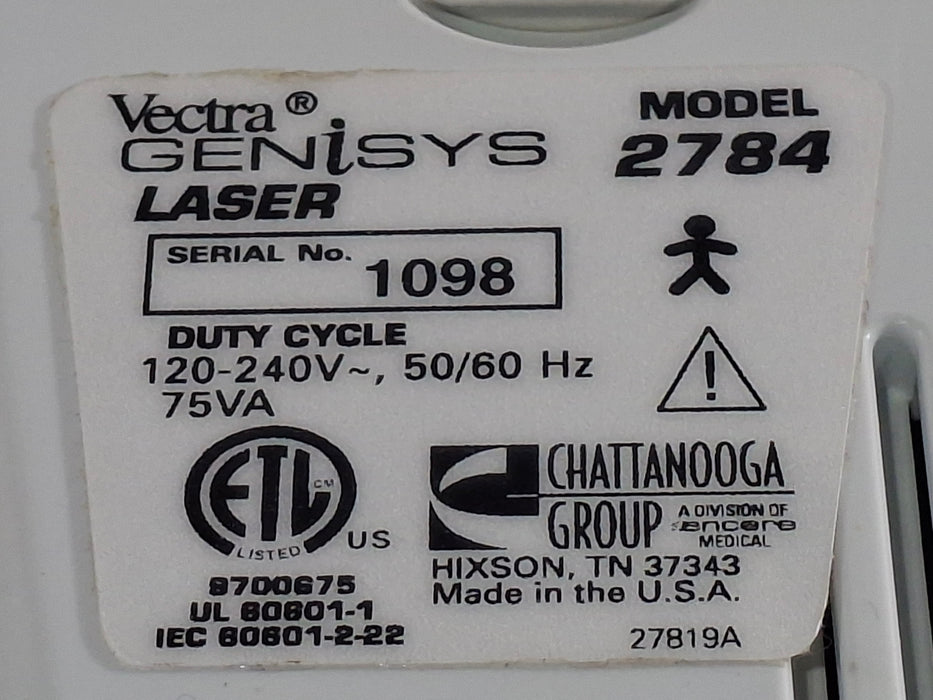 Chattanooga Group 2784 Vectra Genisys Cold Therapy Laser System