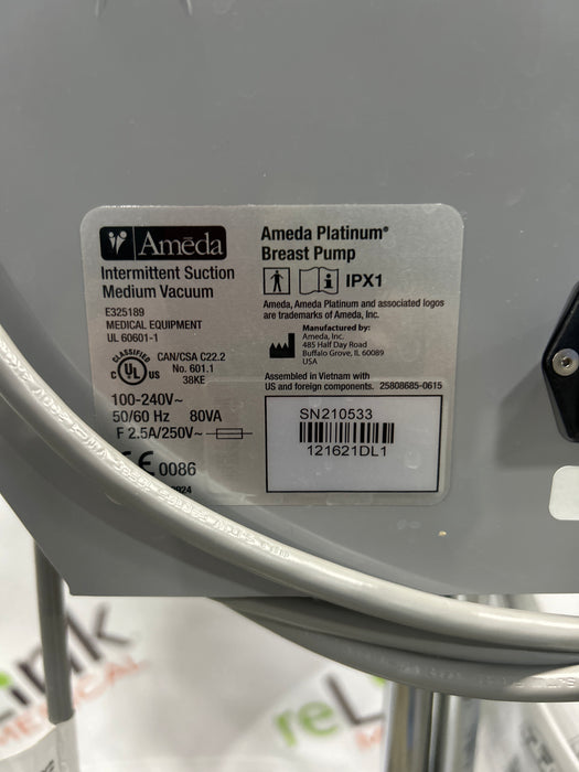 Ameda Platinum Breast Pump
