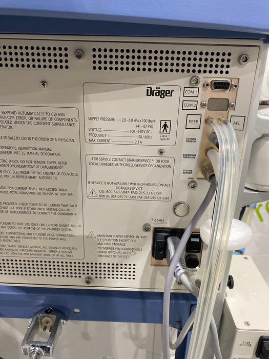 Draeger Medical Fabius OS Anesthesia Machine