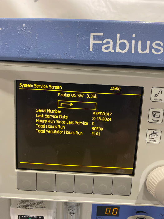 Draeger Medical Fabius OS Anesthesia Machine