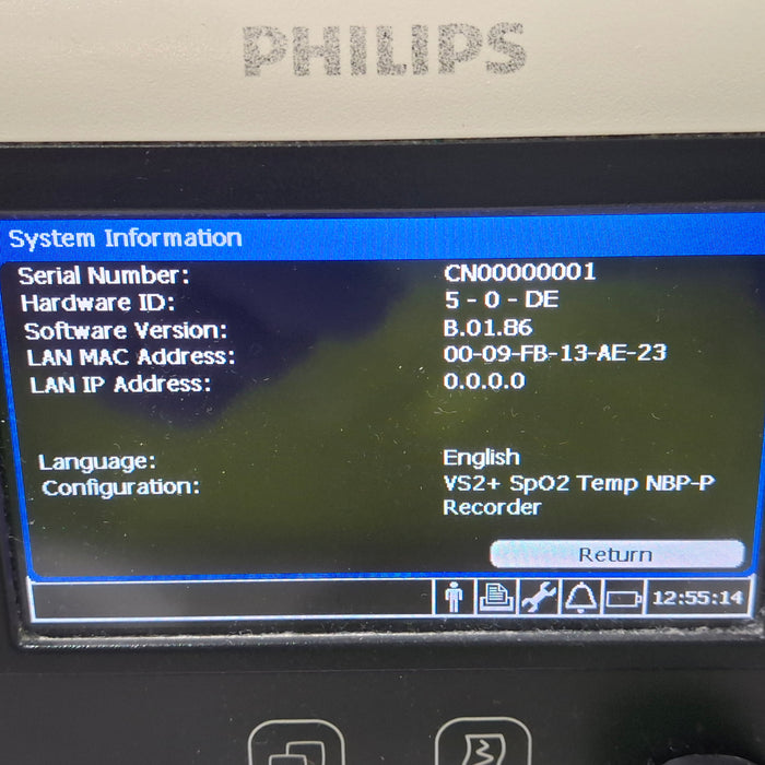 Philips SureSigns VS2+ Vital Signs Monitor