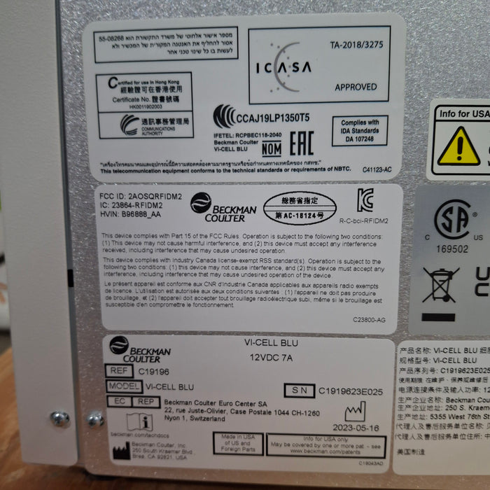Beckman Coulter Vi-Cell BLU Cell Viability Analyzer