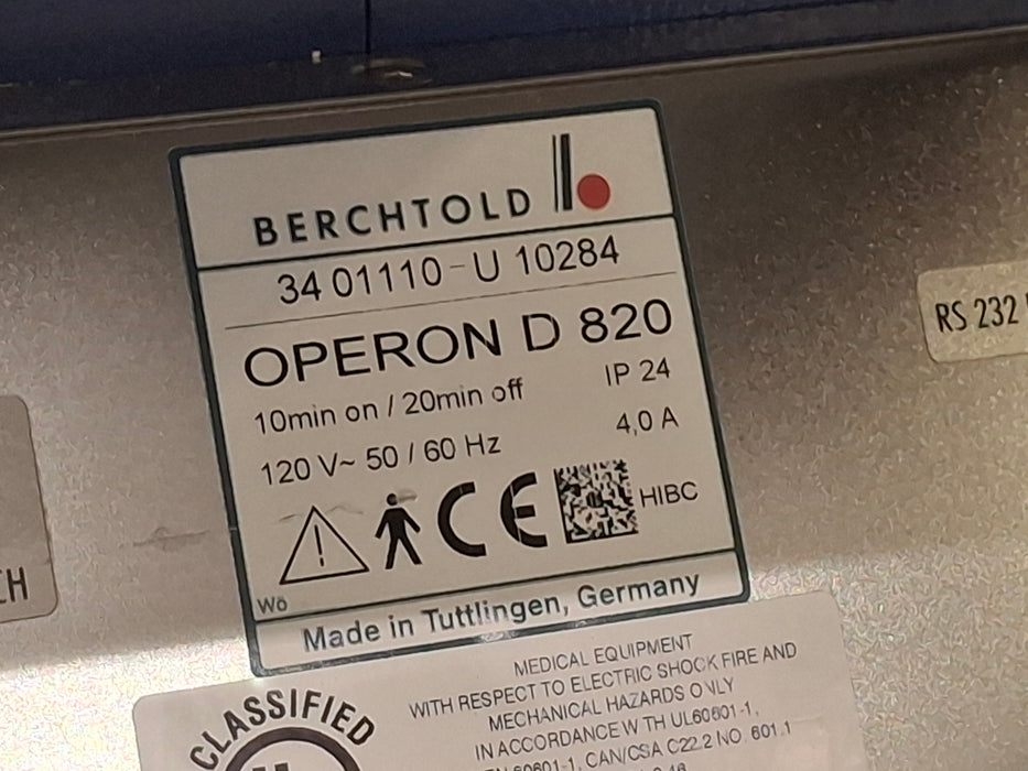 Berchtold Operon D 820 Surgical Table