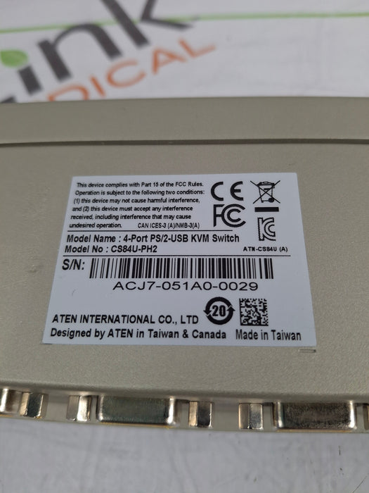 ATEN CS84U 4-Port PS/2-USB KVM Switch