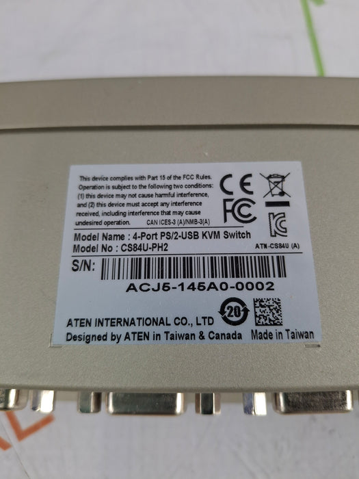 ATEN CS84U 4-Port PS/2-USB KVM Switch
