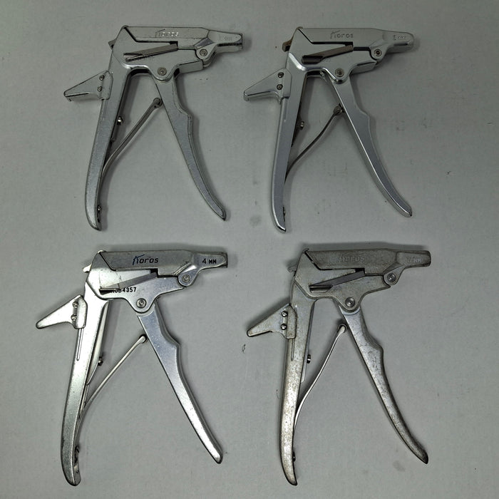 Koros 1mm, 2mm, 4mm, 6mm Rongeur Handle Set