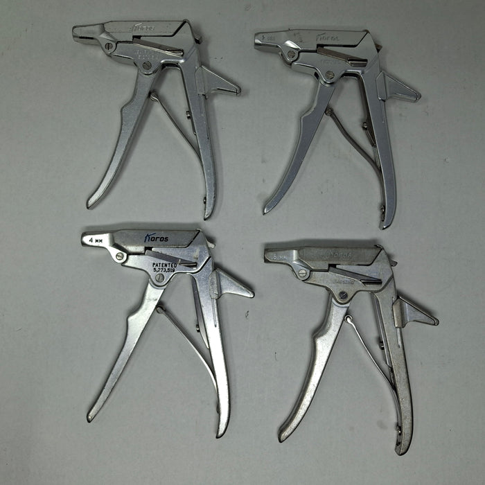 Koros 1mm, 2mm, 4mm, 6mm Rongeur Handle Set