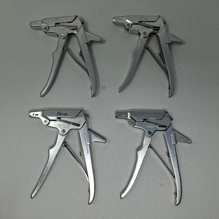 Koros 1mm, 2mm, 4mm, 6mm Rongeur Handle Set