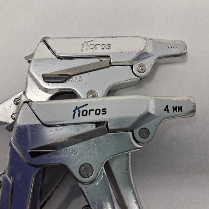 Koros 1mm, 2mm, 4mm, 6mm Rongeur Handle Set