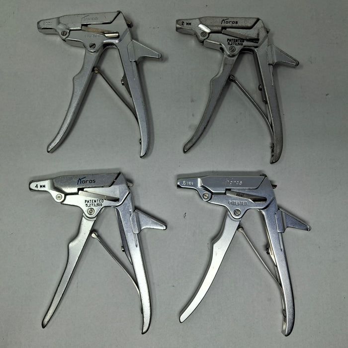 Koros 1mm, 2mm, 4mm, 6mm Rongeur Handle Set