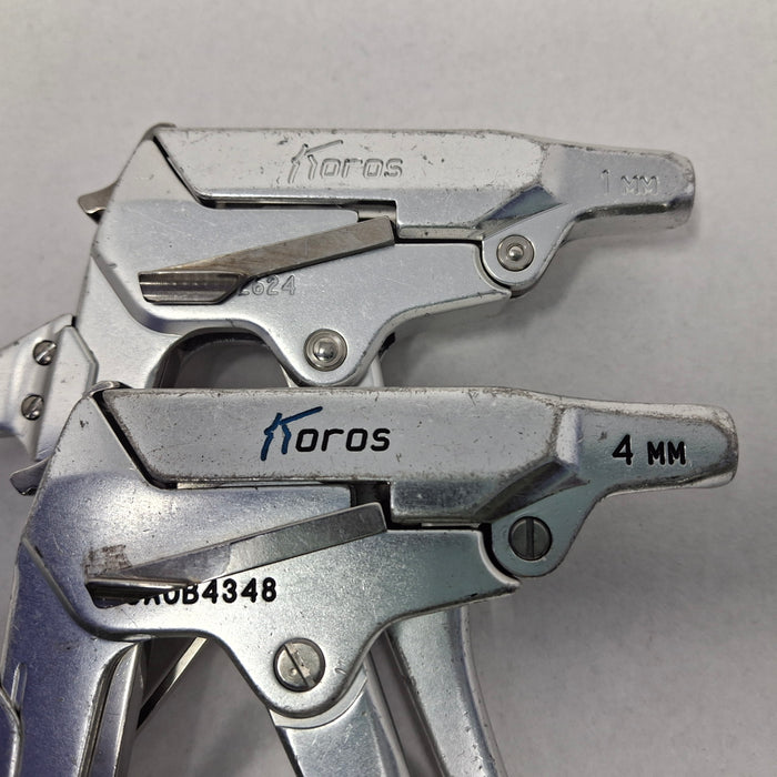 Koros 1mm, 2mm, 4mm, 6mm Rongeur Handle Set