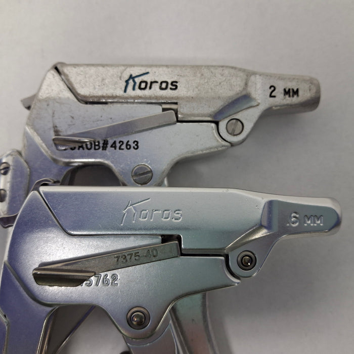 Koros 1mm, 2mm, 4mm, 6mm Rongeur Handle Set