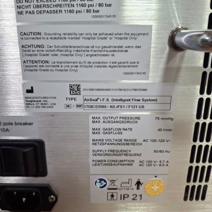 ConMed AirSeal IFS Intelligent Flow System Insufflator