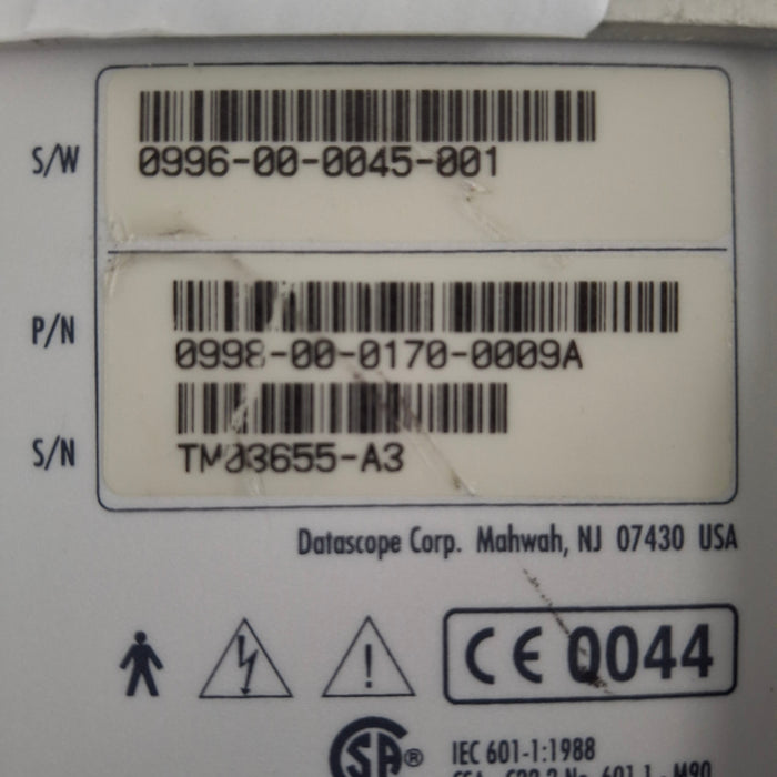 Datascope Passport 2 w/CO2 Patient Monitor