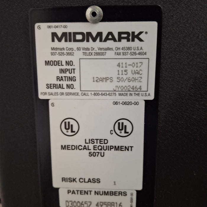 Midmark 411 Power Exam Table