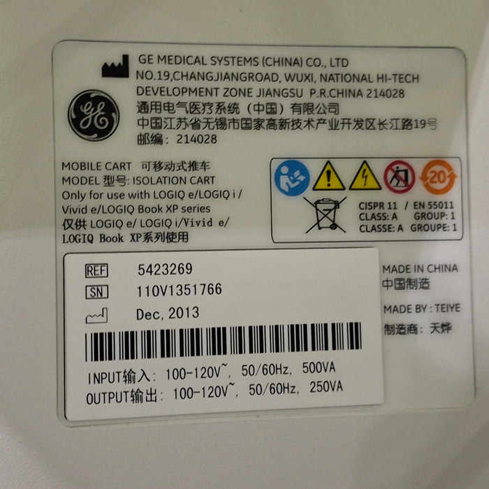 GE Healthcare NextGen Logiq e Ultrasound
