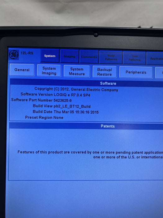 GE Healthcare NextGen Logiq e Ultrasound