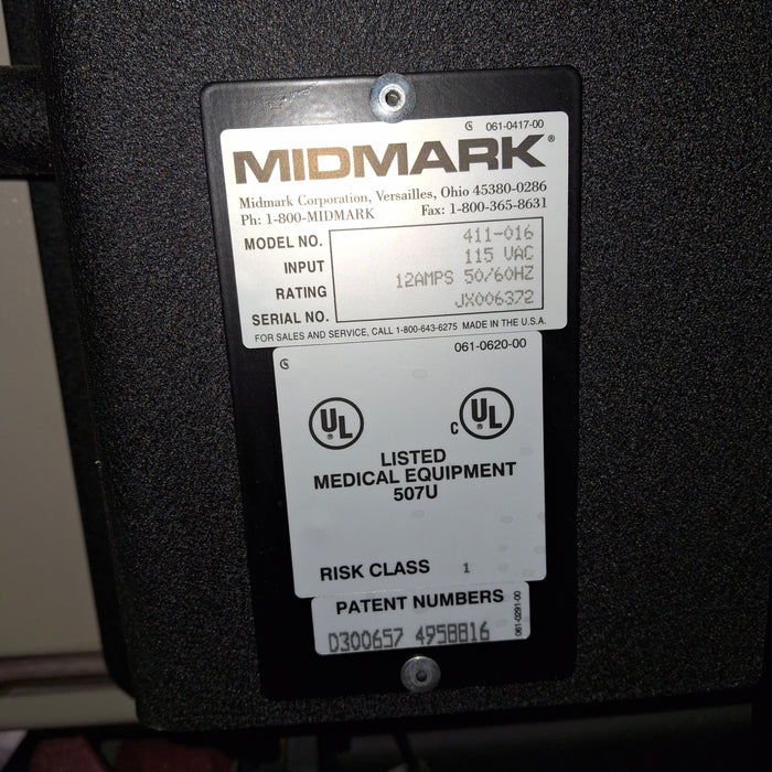 Midmark 411 Power Exam Table