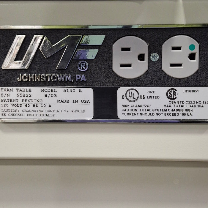 UMF Medical 5140 Exam Table