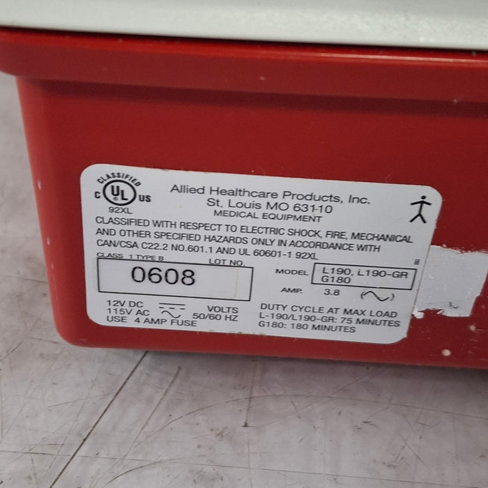 Allied Healthcare Products L190-GR Portable Aspirator Suction Unit