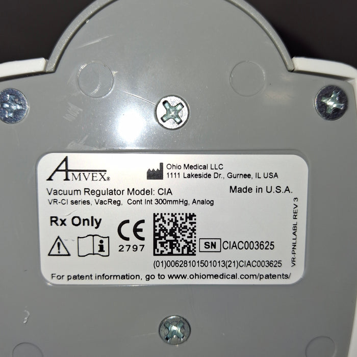 Amvex Vacuum Regulator