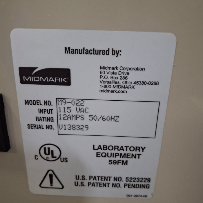 Midmark Ritter M9-022 UltraClave Autoclave Sterilizer